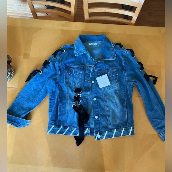 Wren + Glory Denim Jacket - Picture 1 of 10